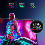 Extern bärbar enkel skärm till dator, spelkonsol, mobil eller laptop