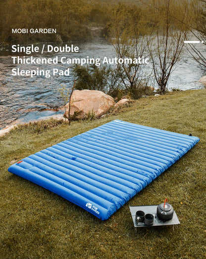 Campingluftmadrass 9cm med Pump