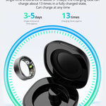 Smart ring – hälsomätning & sportläge, vattentät