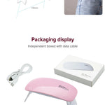 Nagelförlängningskit – Akryl gelpolish med UV/LED lampa, bas- & topplack för manikyr hemma & salong