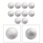 Polystyrenkulor – frigolitbollar för pyssel & dekoration (10 st, 50–100 mm)