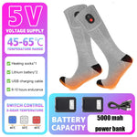 Uppladdningsbara Värmestrumpor – Vinterkomfort