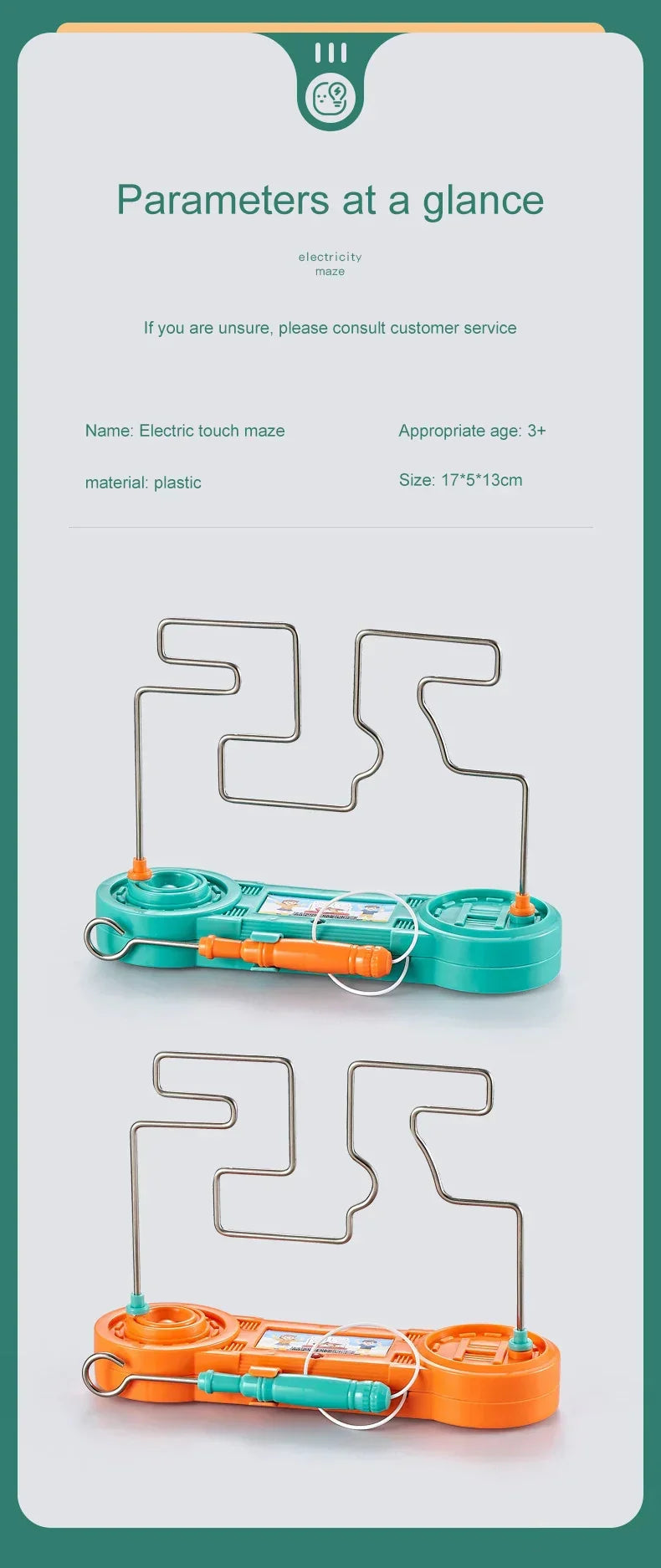 Elektriskt labyrintspel – rolig utmaning med ljus & ljud