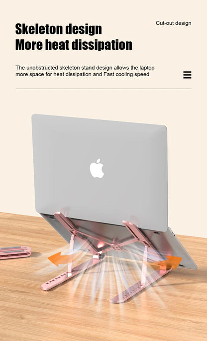 Justerbart Hopfällbart Laptopställ