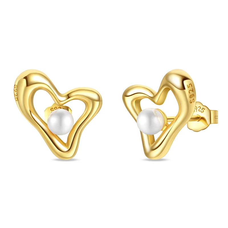 Eleganta örhängen – hoops med stjärnor, månar & pärlor