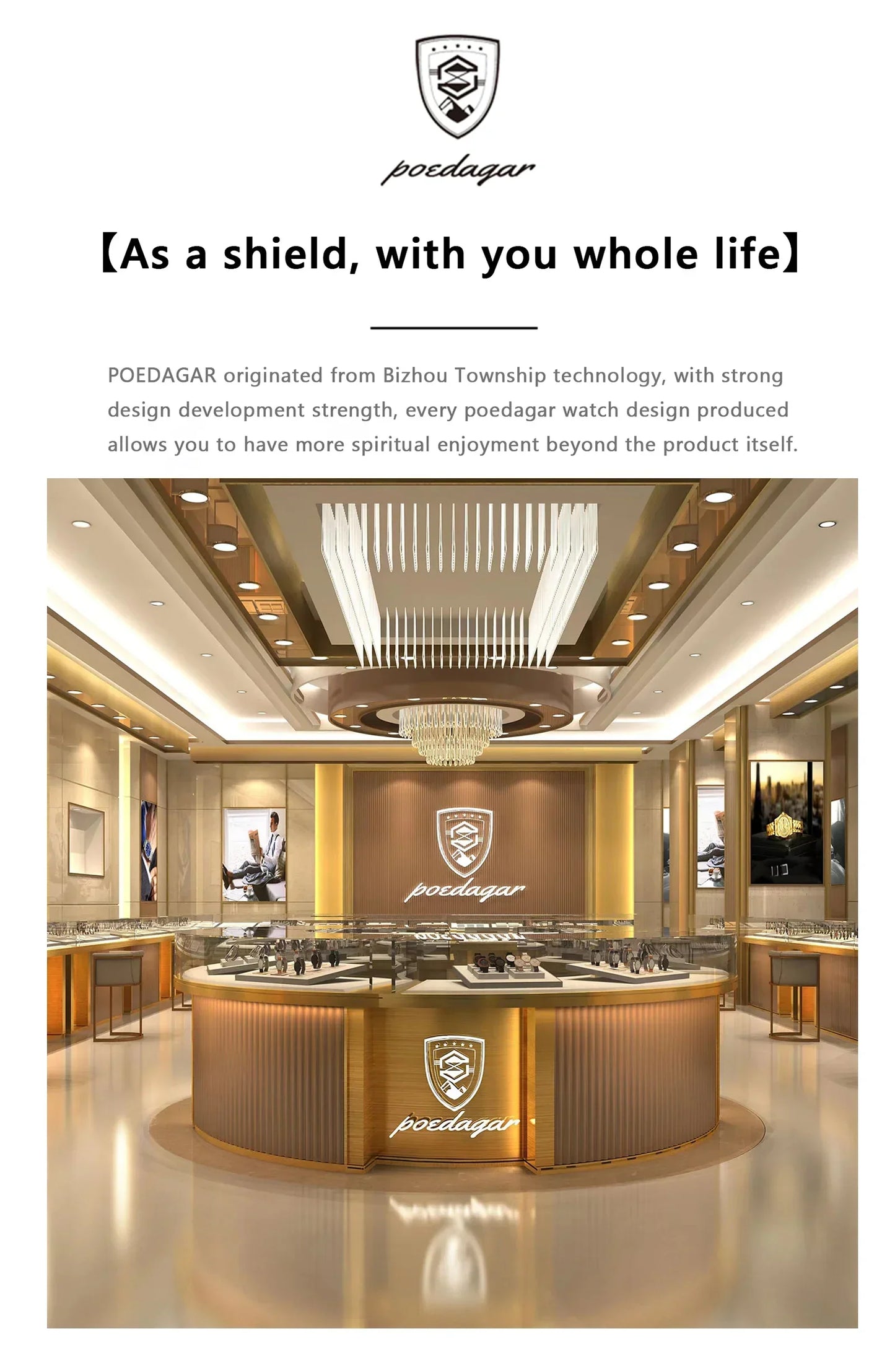 Klocka Karolina (damklocka i stål med kalender & vattenskydd)