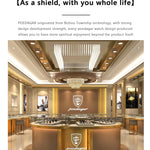 Klocka Karolina (damklocka i stål med kalender & vattenskydd)