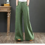 Vida linnebyxor för kvinnor