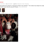 Mjuk plyschtyg 40×25 cm – flanelltyg för sömnad & leksaker