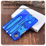 Monitoimityökalukortti – Sveitsin armeijan linkkuveitsi kortin muodossa retkeilyyn ja selviytymiseen