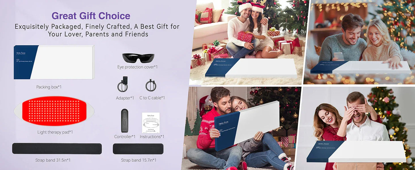 LED mask – rött ljus & infraröd hudterapi