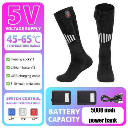 Uppladdningsbara Värmestrumpor – Vinterkomfort