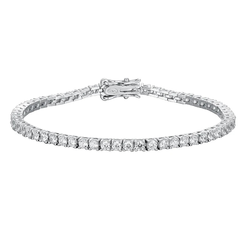 Armband Elin (tennisarmband 2 mm med gnistrande stenar)