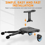 StrollerAdapter™ – Askelmalauta kahdelle lapselle ja kaksosille 