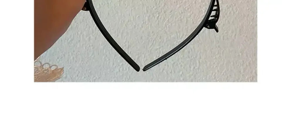 Non-slip hårband med klämma – snygg håraccessoar för vardag & fest