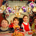 Genomskinliga plastkulor – fyllbara julgransdekorationer & festornament