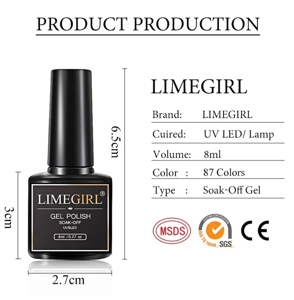 Nagelkit med UV-lampa – Gel Polish set med borr & verktyg för manikyr