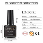 Nagelkit med UV-lampa – Gel Polish set med borr & verktyg för manikyr