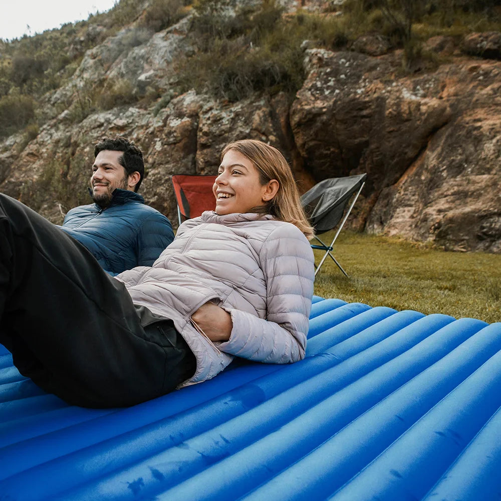 Retkeilyilmapatja 9 cm pumpulla