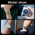 Herrklocka – rostfritt stål & datumvisning