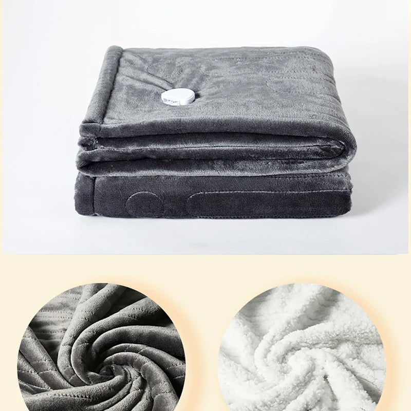 Smart Elektrisk Filt – Flanell och Lammskinn