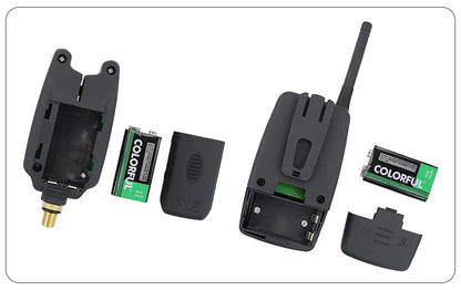 Trådlöst betesalarm – 1+4 set med swingers & väska