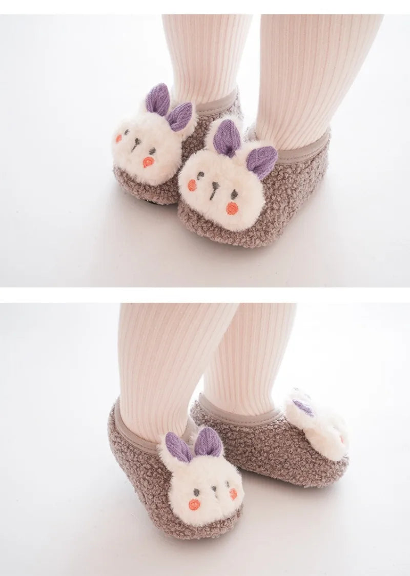Rabbit Socks™ – Pehmeät talvitossut lapsille liukuesteellä