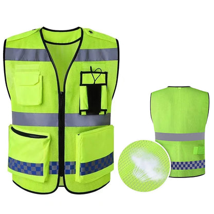 Säkerhetsväst för Sommar – Reflex & Fickor