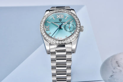 Klocka Lovisa (elegant damklocka 32 mm med safirglas & vattenskydd)