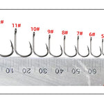 Fiskekrokar set – 1000 st starka krokar med hullingar