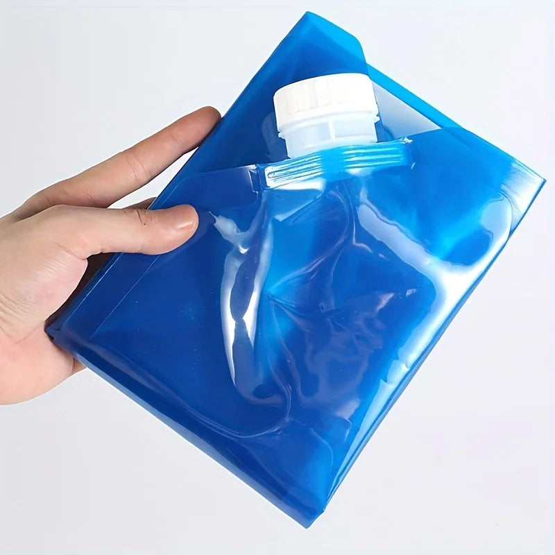 Hopfällbar vattenbehållare – 5/10 liter vattendunk för camping & nödsituationer