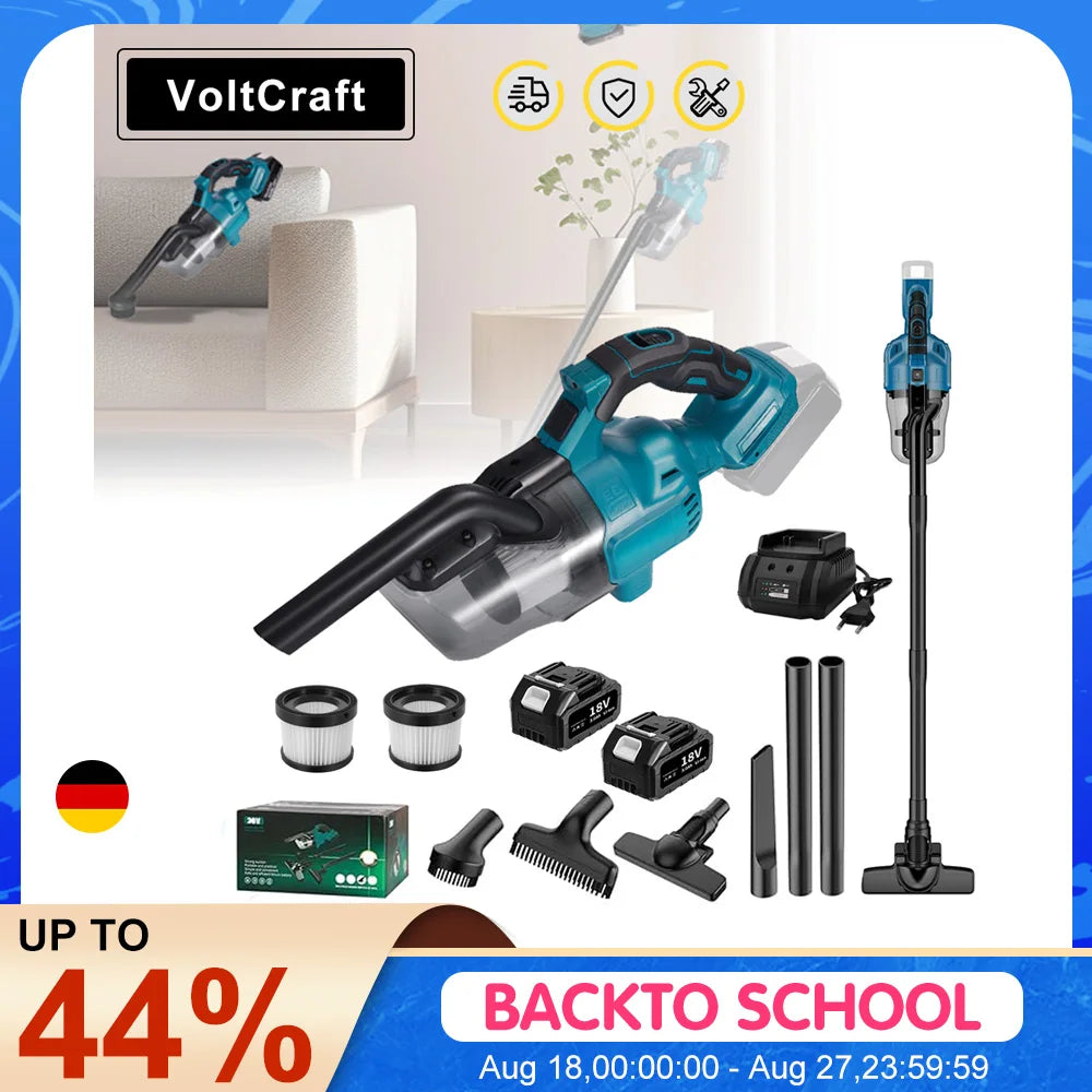 Sladdlös handdammsugare – passar Makita 18V batteri