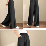 Vida linnebyxor för kvinnor