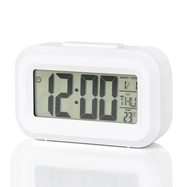 Digital väckarklocka med LED – alarm, kalender & snooze