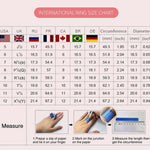 Ring Emilia (färgglad ring med zirkoner – klassisk design)