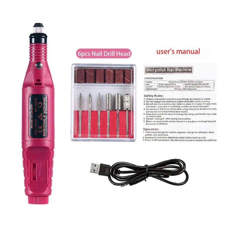 Nagelförlängningskit – Akryl gelpolish med UV/LED lampa, bas- & topplack för manikyr hemma & salong