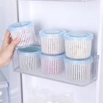 Matlåda med dränering – dubbel grönsaksförvaring