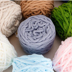 Chenillegarn 2 st – tjockt mjukt garn för filtar, tröjor & halsdukar