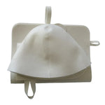 Bastu set 3-delar – hatt, sittdyna & handske