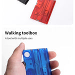 Monitoimityökalukortti – Sveitsin armeijan linkkuveitsi kortin muodossa retkeilyyn ja selviytymiseen