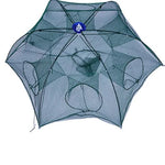 Fiskefälla – hopfällbart nät med 4–24 ingångar