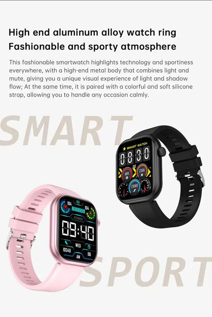 Smartklocka Nova (2,01” AMOLED – sport & hälsa, vattentät)