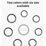 Smart ring – hälsomätning & sportläge, vattentät