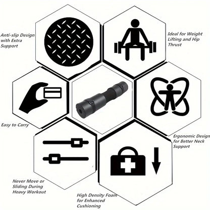 Skivstångsskydd gym – tjock vaddering för knäböj & styrketräning