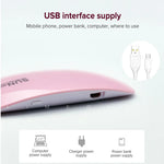 Nagelförlängningskit – Akryl gelpolish med UV/LED lampa, bas- & topplack för manikyr hemma & salong