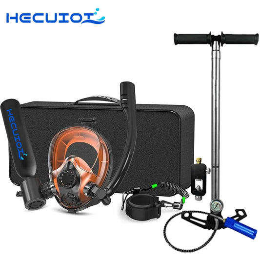 Mini dykflaska 0,5 L – snorkel & dykutrustning för undervattenssimning