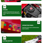 Fjärrstyrd gräsklippare – självgående fyrtaktsmotor Euro V