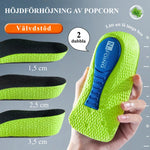Memory Foam Height Insoles – Hælløft og støtte for fotbuen