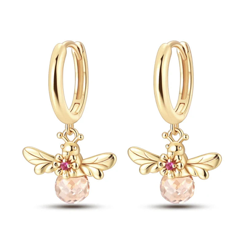 Eleganta örhängen – hoops med stjärnor, månar & pärlor