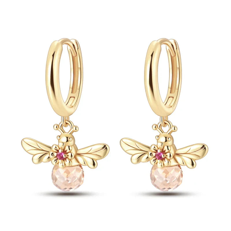 Eleganta örhängen – hoops med stjärnor, månar & pärlor